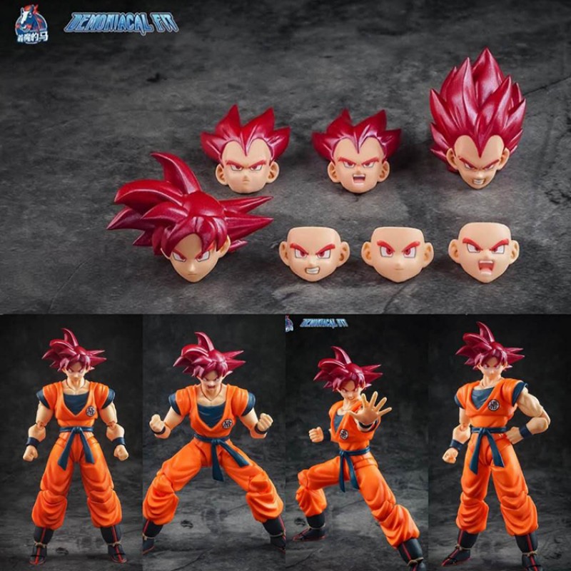 Demoniacal Fit 6" Dragon Ball Budokai Son Goku Super Saiyan Action figure Toy 