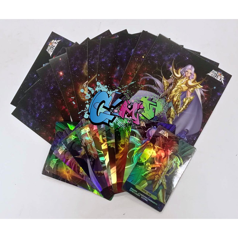 Saint Seiya Gold Saints Collection Card Flash Card 30th Anniversary  Cardbook Theme Exhibition Commemorative